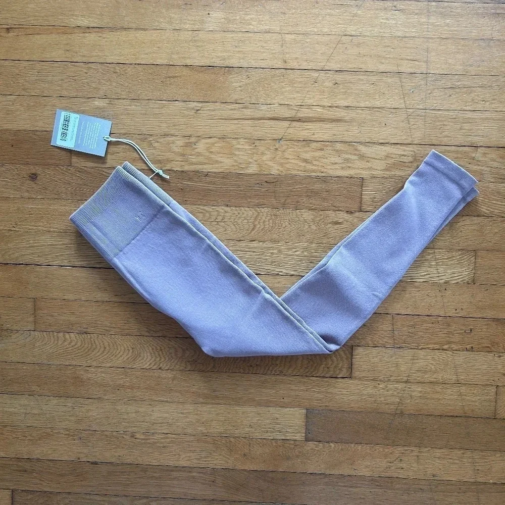 Everlane Seamless Legging XS/S Light Purple Compression Workout High Waisted - Picture 6 of 14